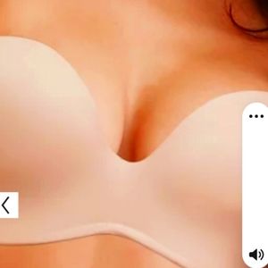 38D strapless padded pushup well made underwire  good used condition